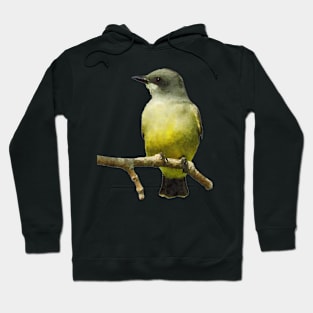 Cassin's Kingbird Yellow and Gray Southwestern Wildlife Hoodie